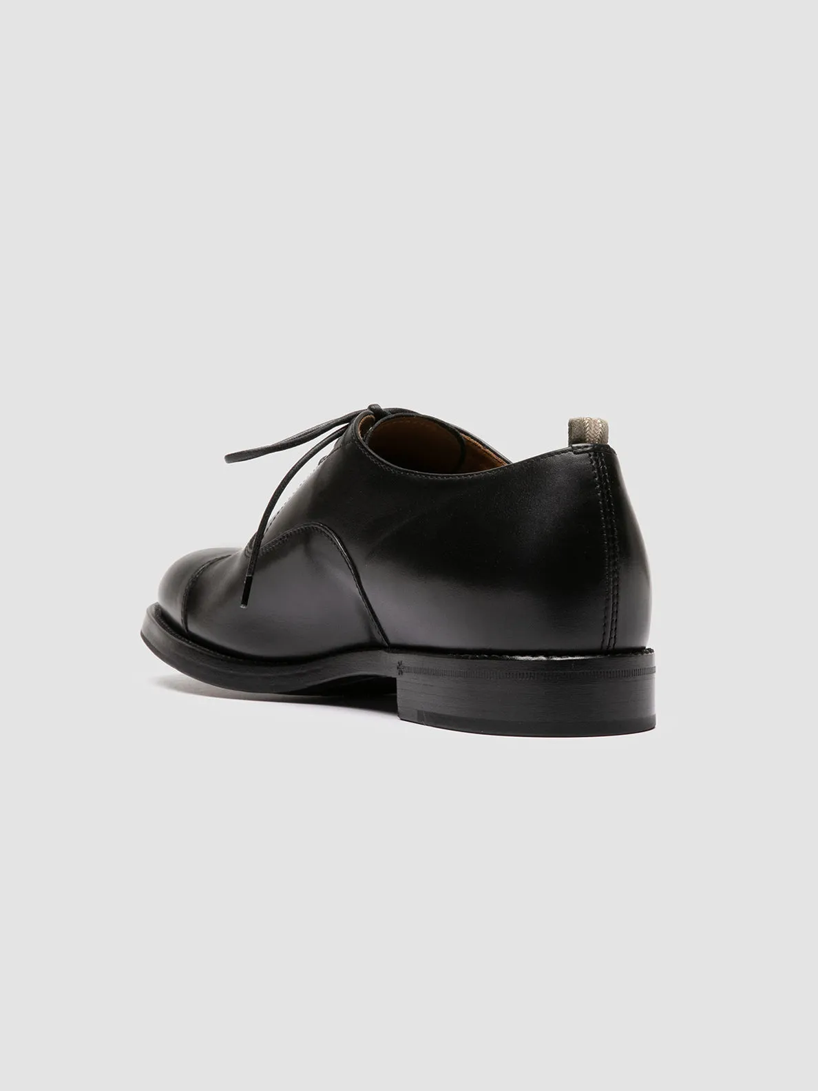 CONSULTANT 003 - Black Leather Oxford Shoes