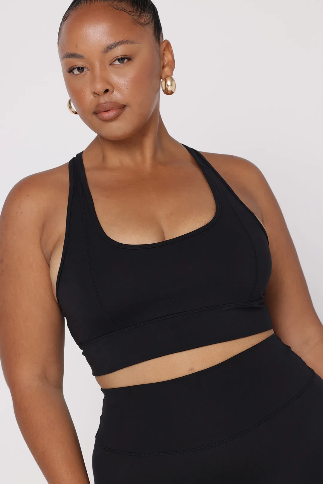 Core Sports Bra | Black