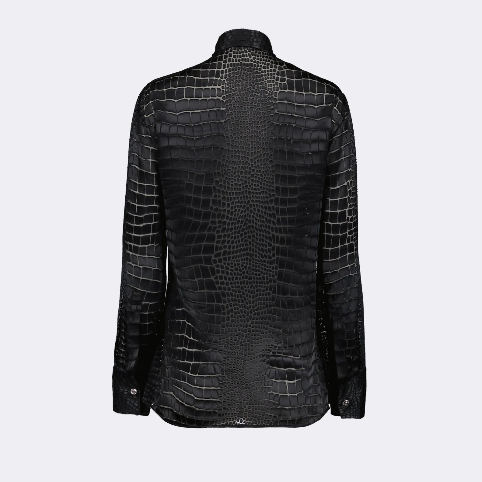 Crocodile Effect Lavallière Shirt