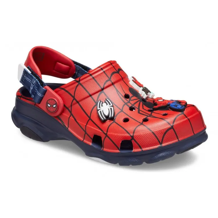 Crocs Kids Spider Man All-Terrain Clog in Blue