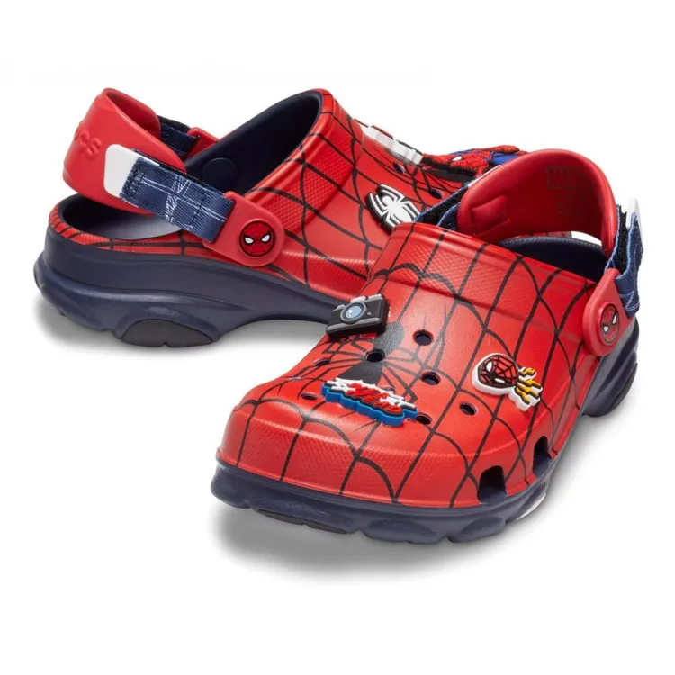 Crocs Kids Spider Man All-Terrain Clog in Blue