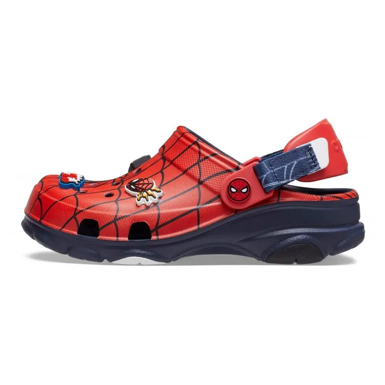 Crocs Kids Spider Man All-Terrain Clog in Blue