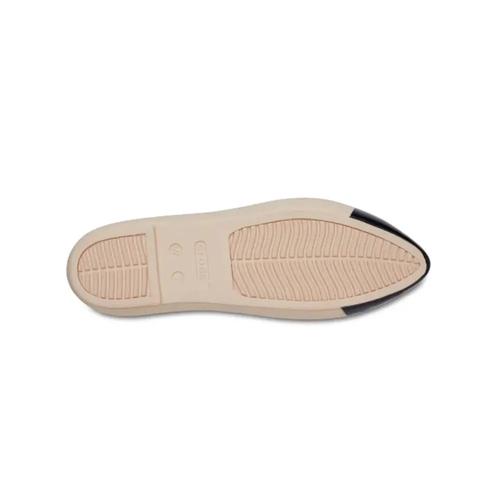 CROCS BROOKLYN DIP POINTED FLAT SHITAKE - WOMENS