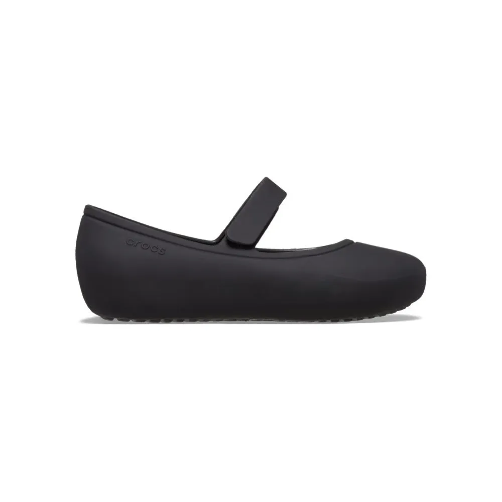 CROCS BROOKLYN MARY JANE FLAT BLACK - TODDLERS