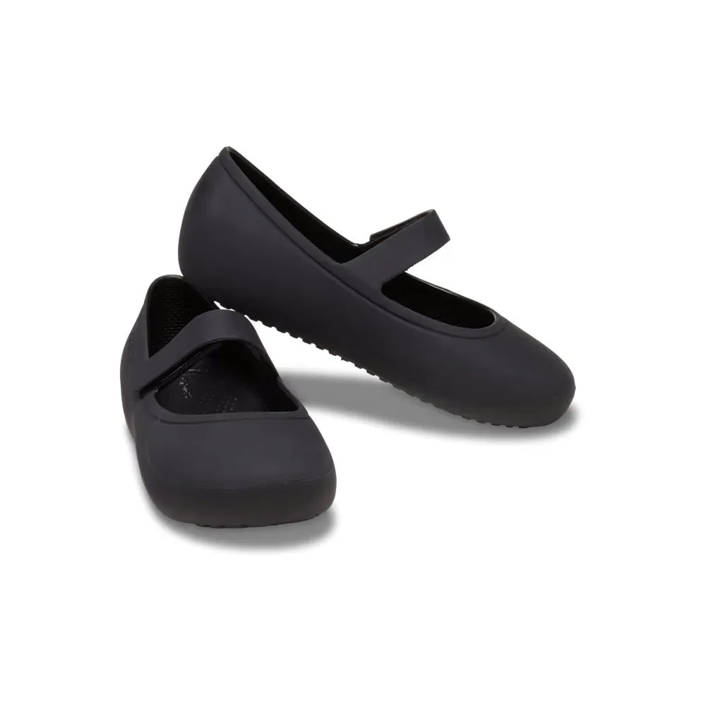 CROCS BROOKLYN MARY JANE FLAT BLACK - TODDLERS