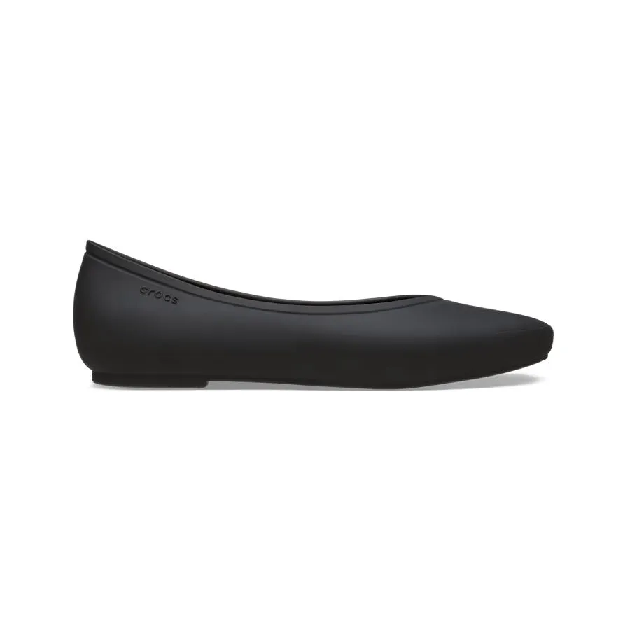 CROCS BROOKLYN POINTED FLAT BLACK - WOMENS