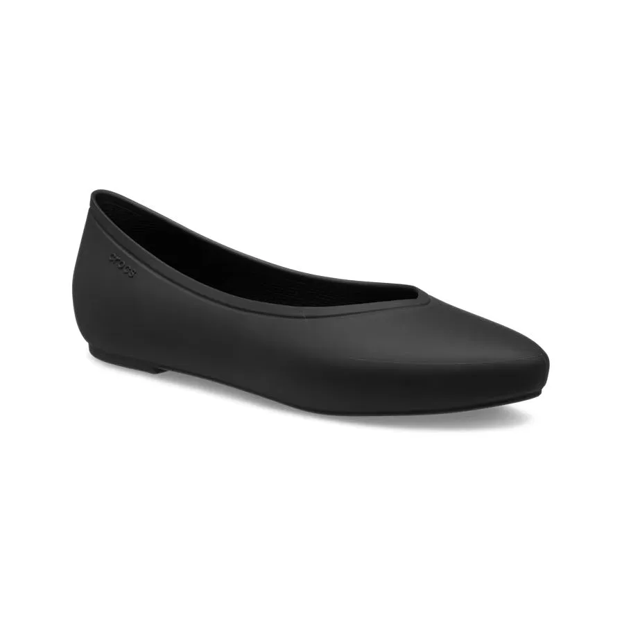 CROCS BROOKLYN POINTED FLAT BLACK - WOMENS