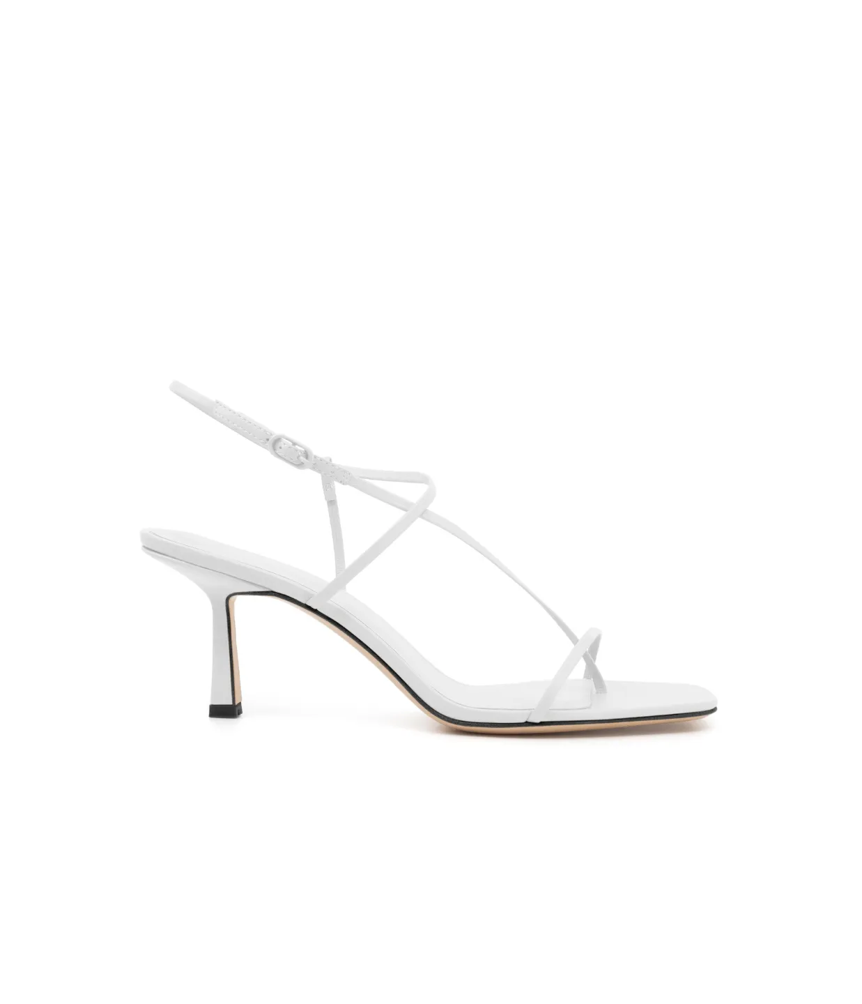 Cross Front Heel in White