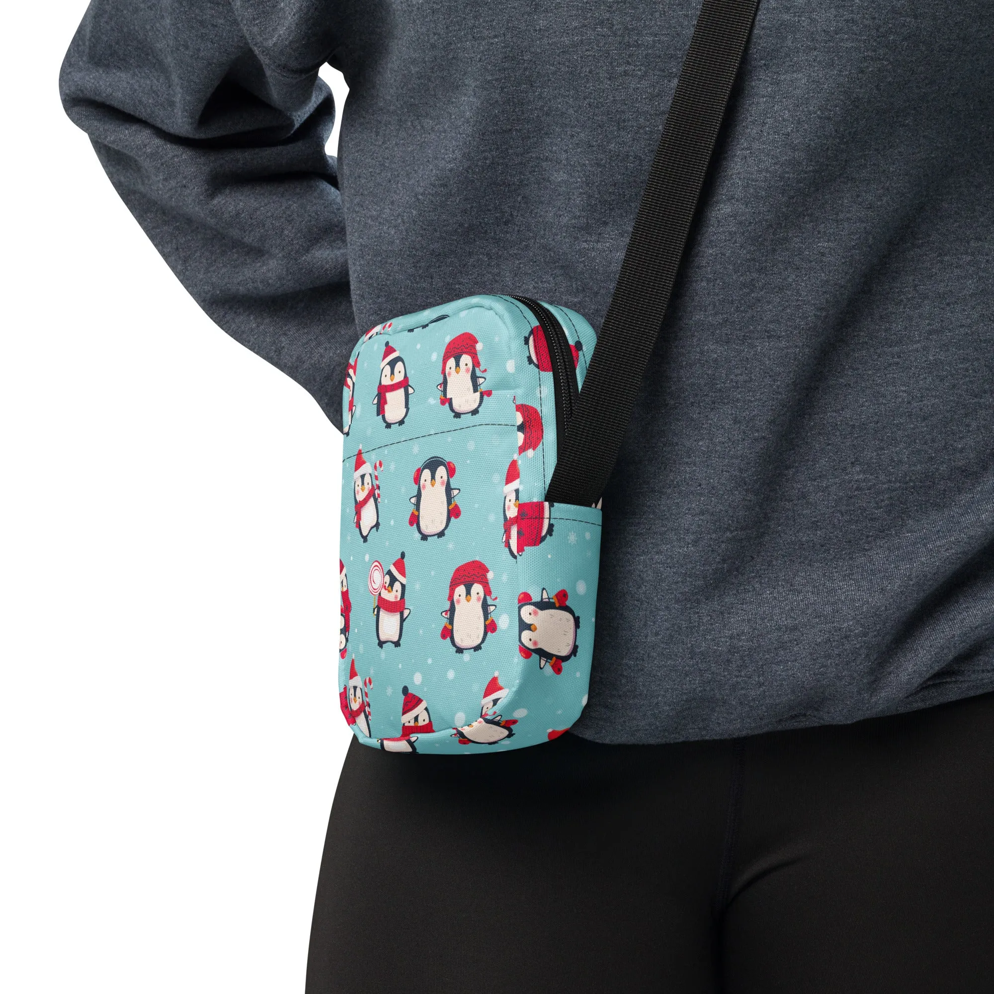 Cute Penguins Utility Crossbody Bag