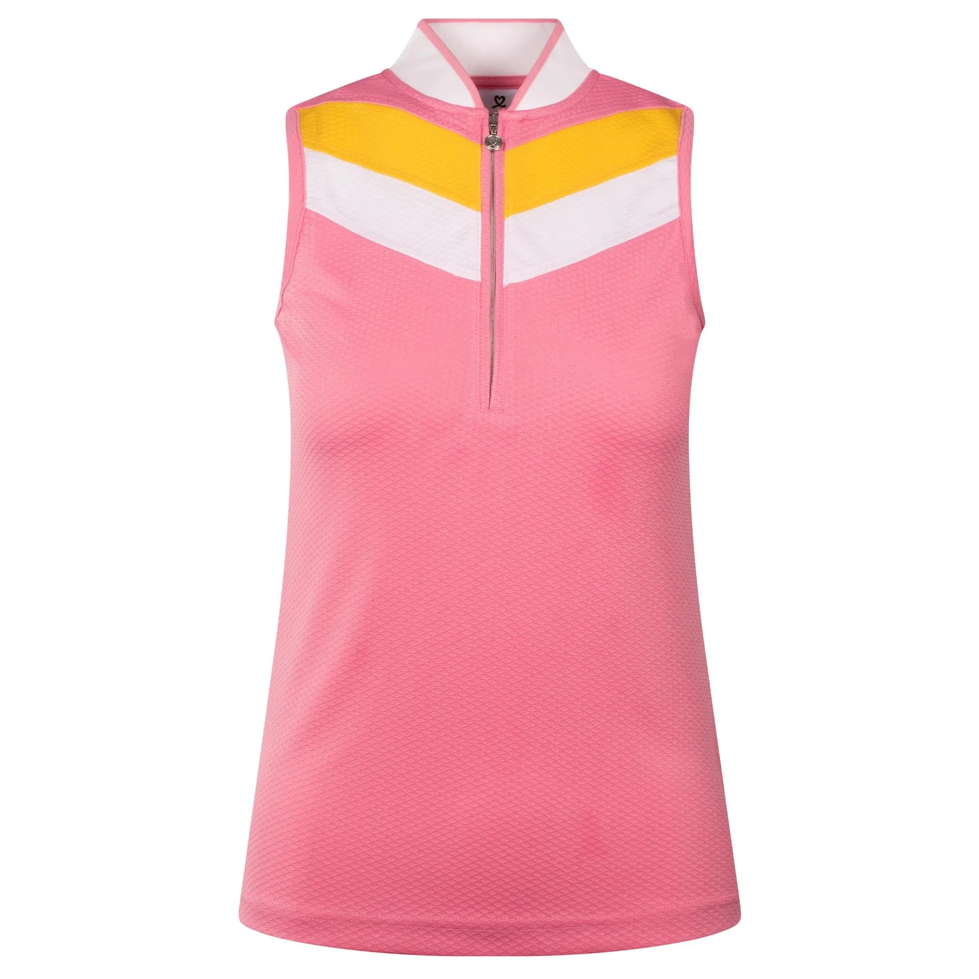 Daily Sports Menton Pink Sky Sleeveless Ladies Polo