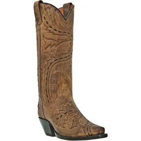 Dan Post Sidewinder Women's Boot - Rust Python Bottle Top Snta Fé 10 M