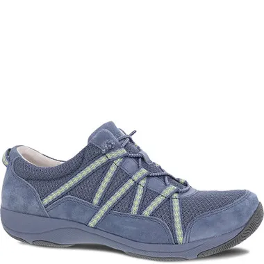 Dansko HARLYN Blue Suede Sneakers