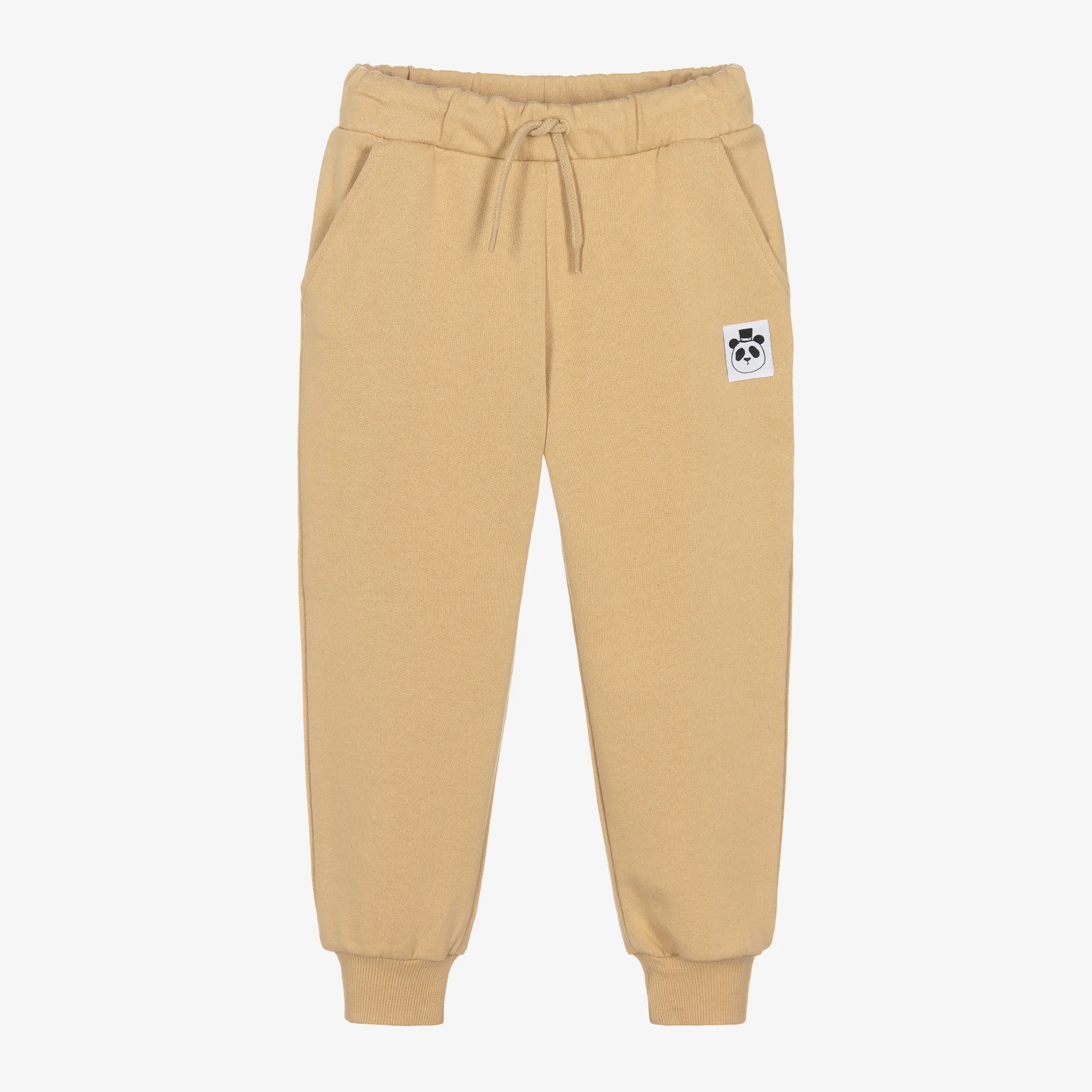 Dark Beige Organic Cotton Joggers