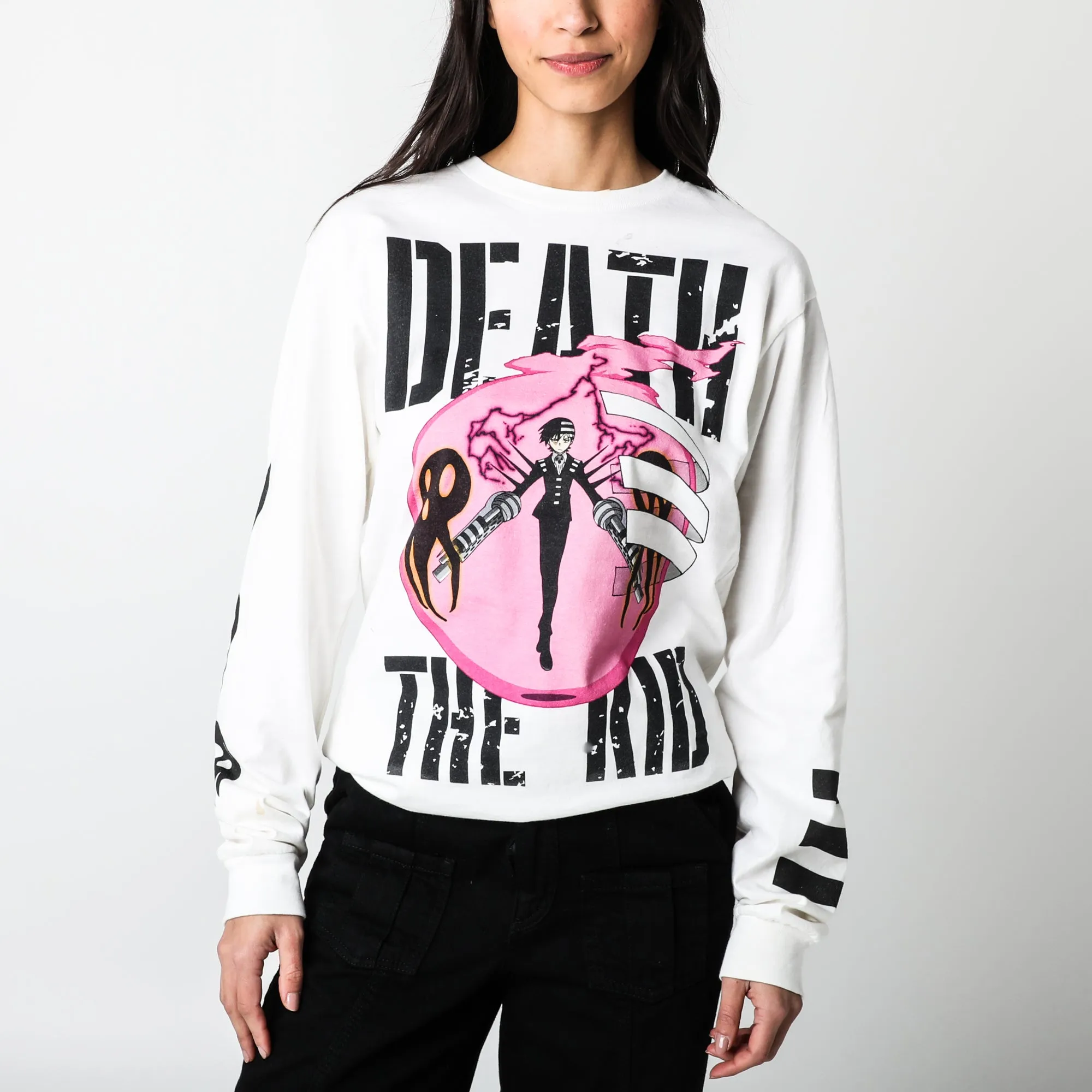 Death the Kid White Long Sleeve - Empowered - Top Seller