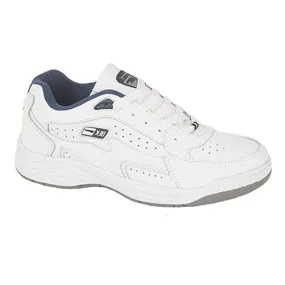 Dek T 187A White Lace-up Trainer