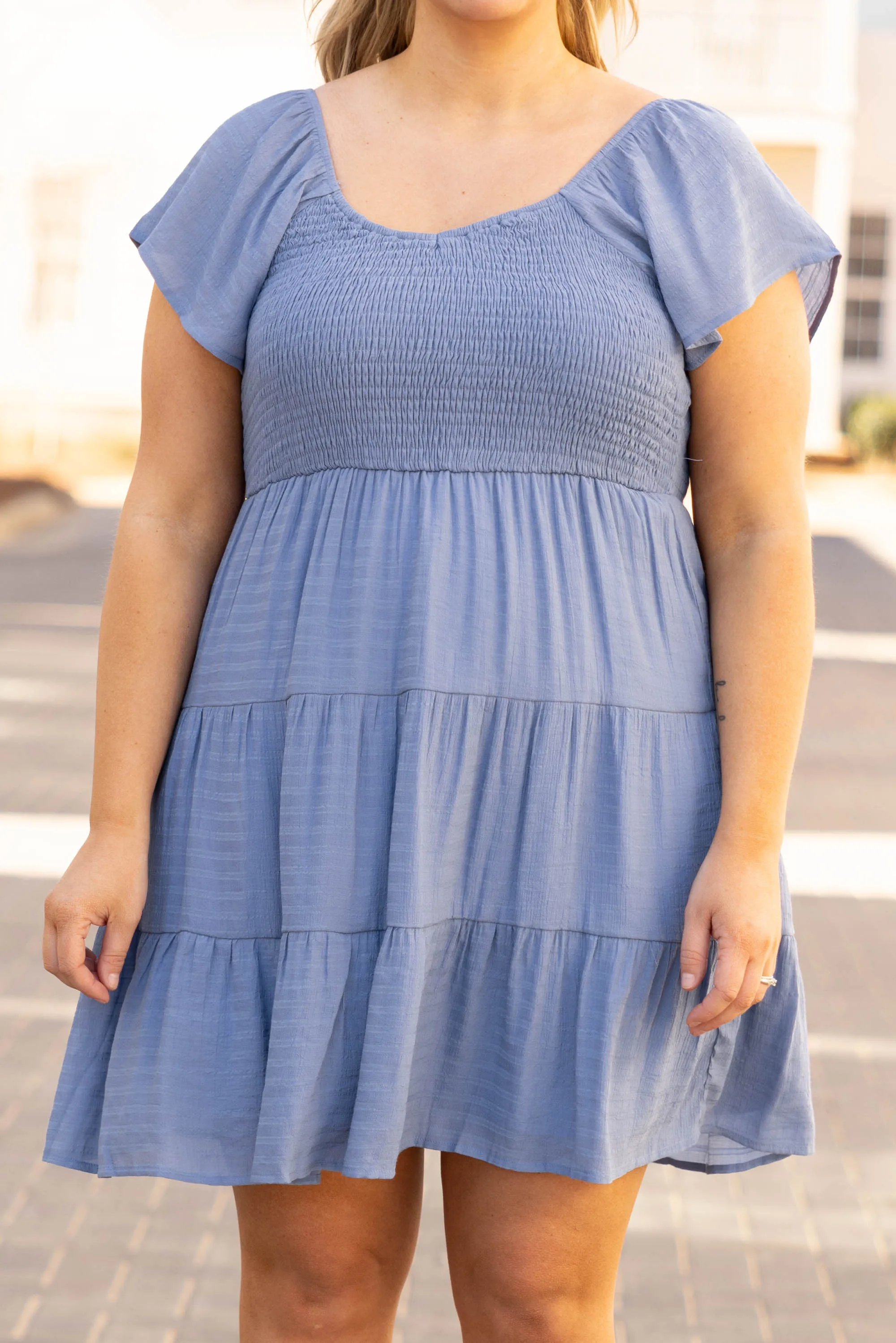 Denim Brunch Party Dress