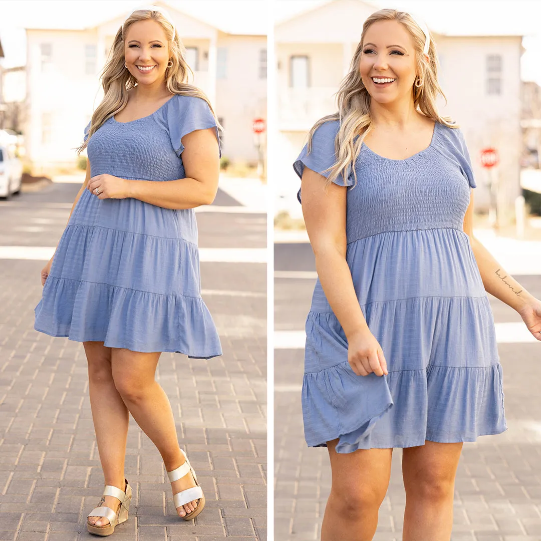 Denim Brunch Party Dress