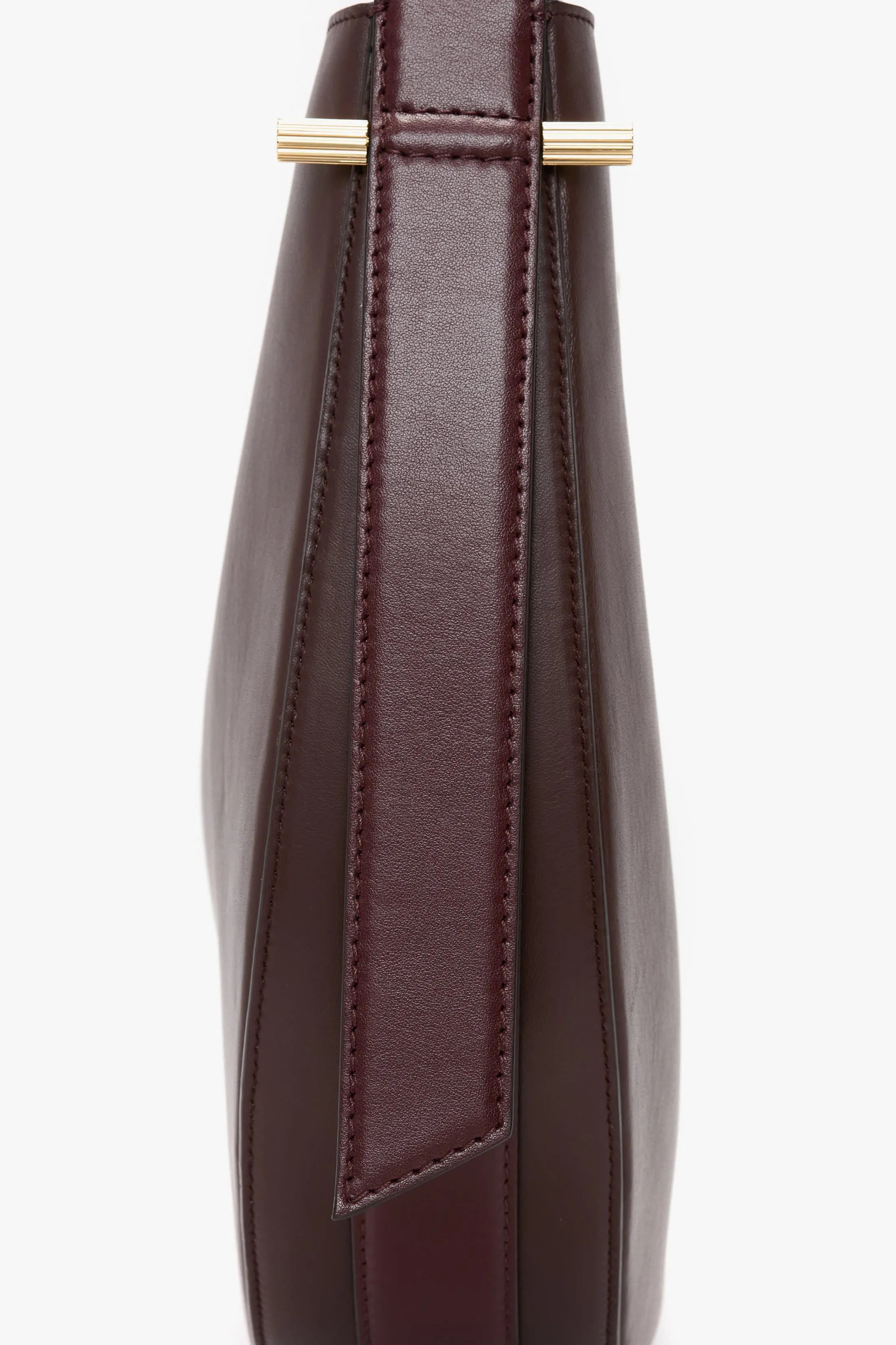 Dia Hobo Bag In Burgundy Smooth Leather