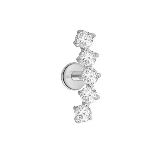 Diamond Constellation Ear Climber Earring