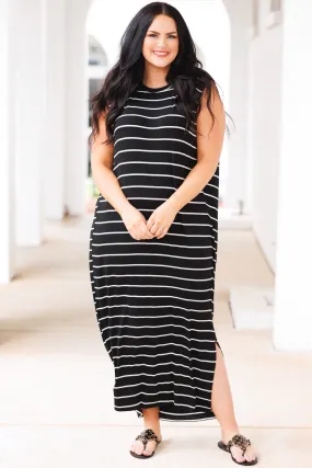 Did Someone Say Stripes Dress, Black