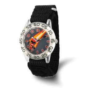 Incredibles 2 Boys Black Nylon Band Time Teacher Watch