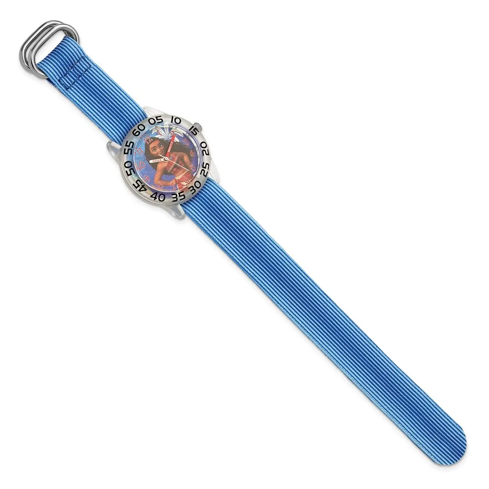 Moana Kids Blue Strap Time Teacher Watch for Girls