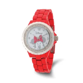 Disney Minnie Mouse Red Bow Watch for Women