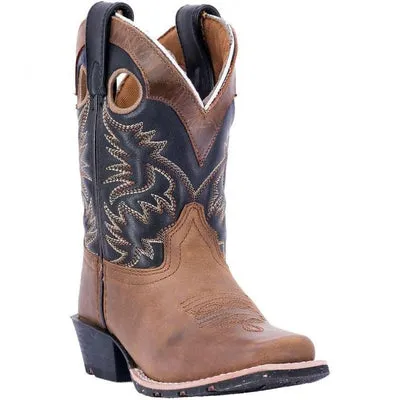 DPC2940 Dan Post Kid's Rascal Western Boots - Brown/Black