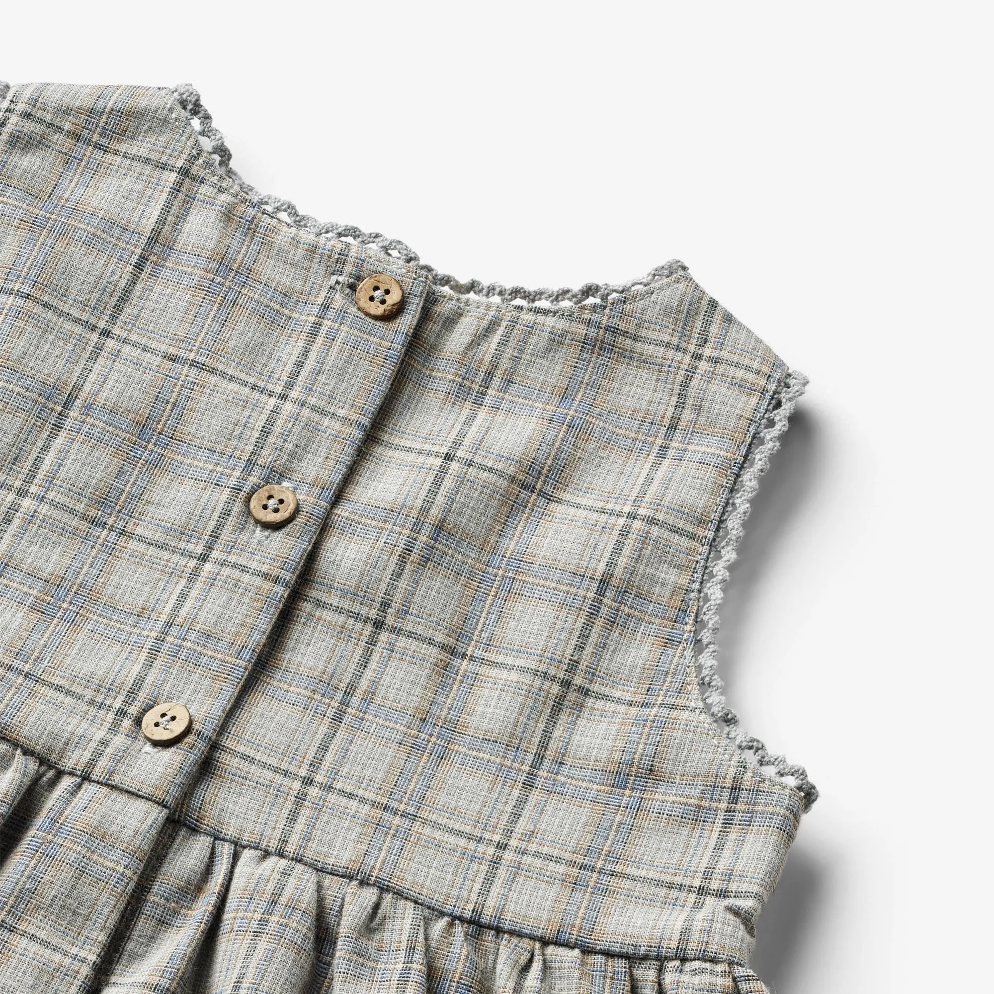 Dress Kirsten - cloudy blue check