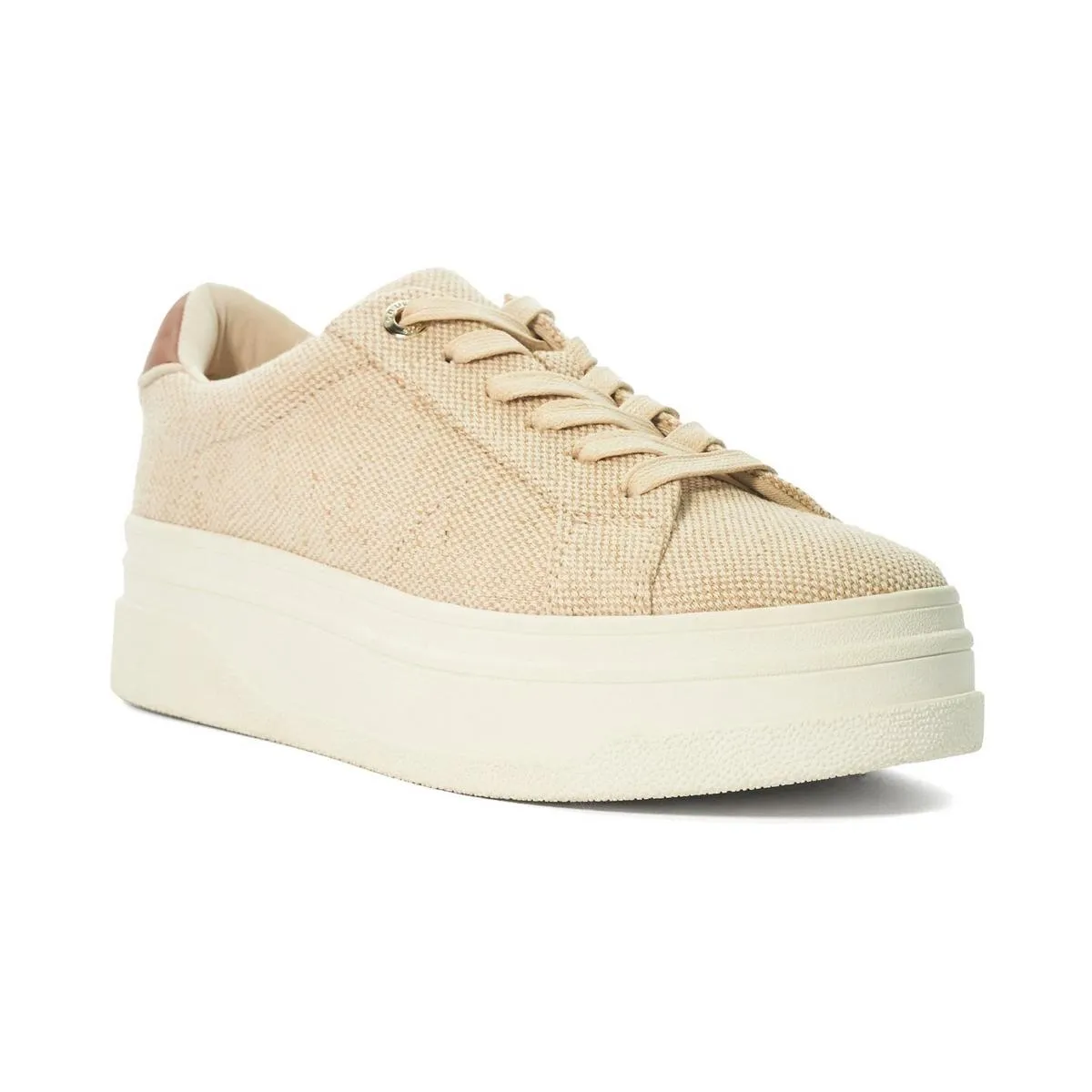 Dune Exaggerate Trainer Beige