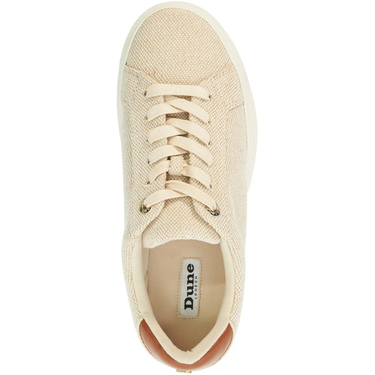 Dune Exaggerate Trainer Beige