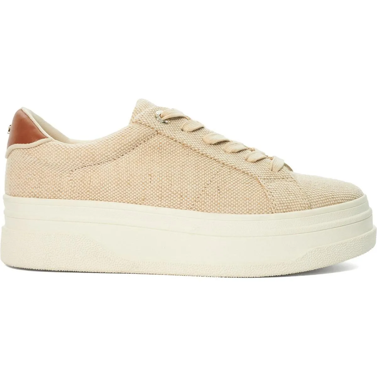 Dune Exaggerate Trainer Beige