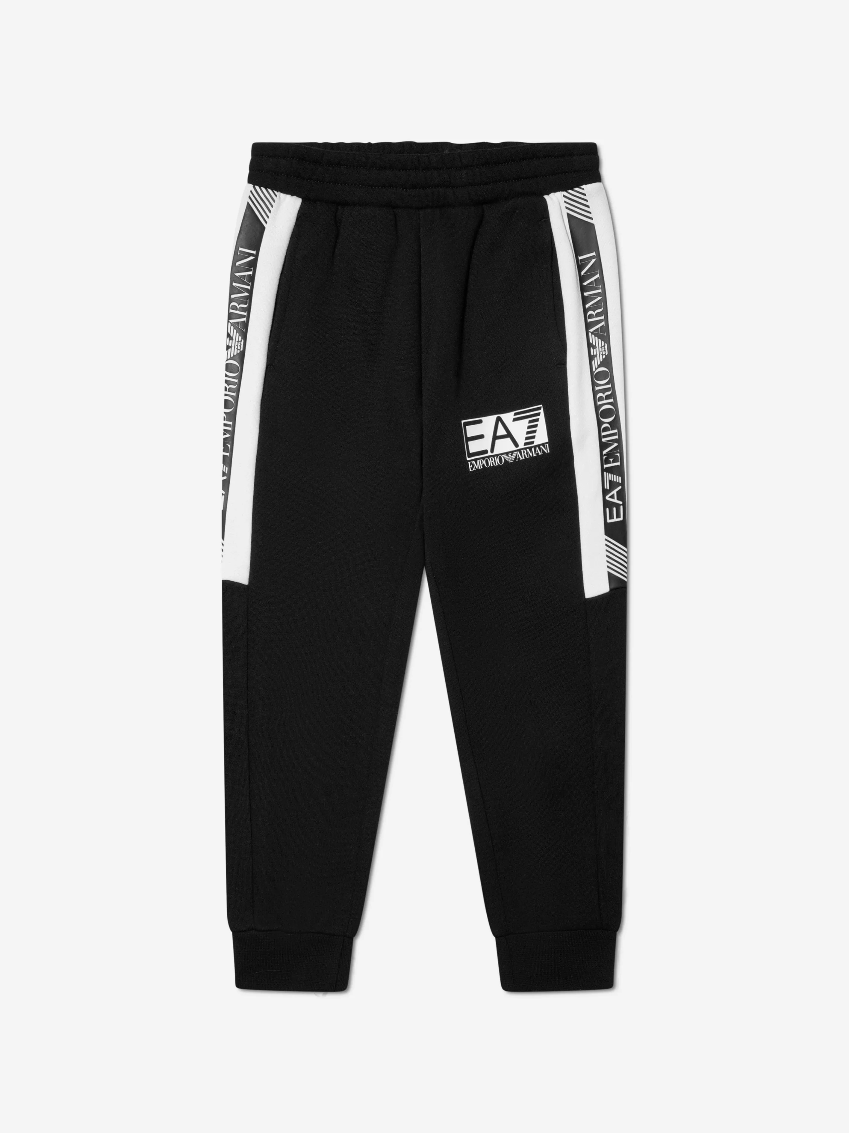 EA7 Emporio Armani Boys Train Logo Tape Joggers