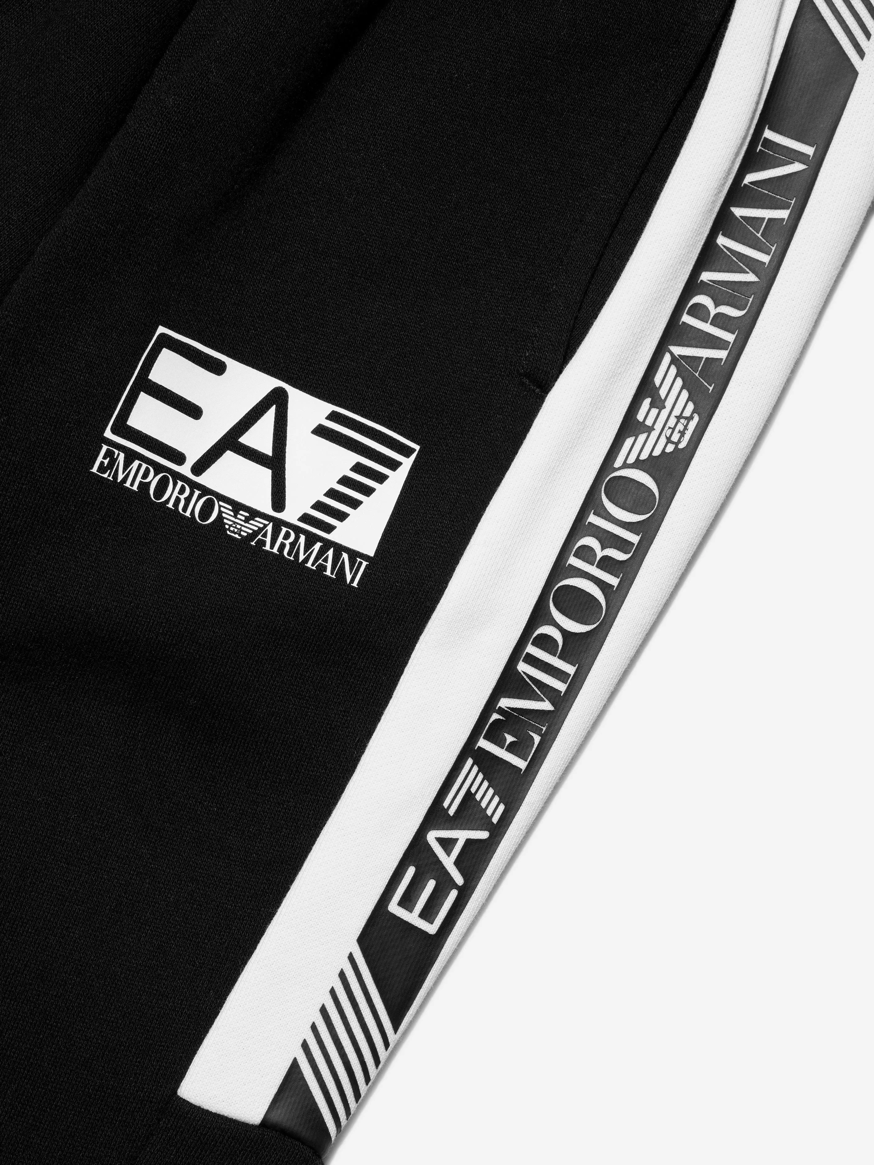 EA7 Emporio Armani Boys Train Logo Tape Joggers