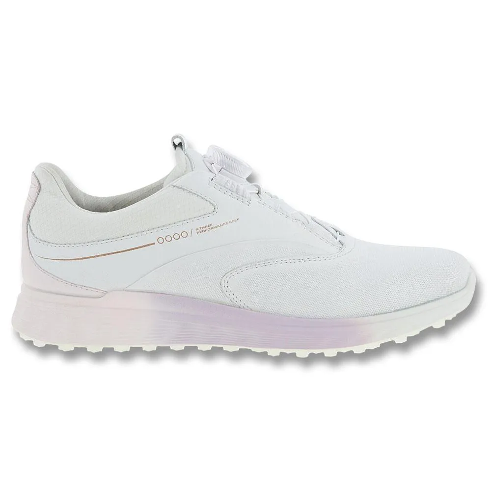 ECCO S-Three BOA Spikeless Golf Shoes 2023 Women