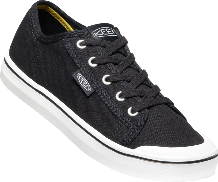  Elsa Canvas Retro Sneaker in Black and Star White CLOSEOUTS  