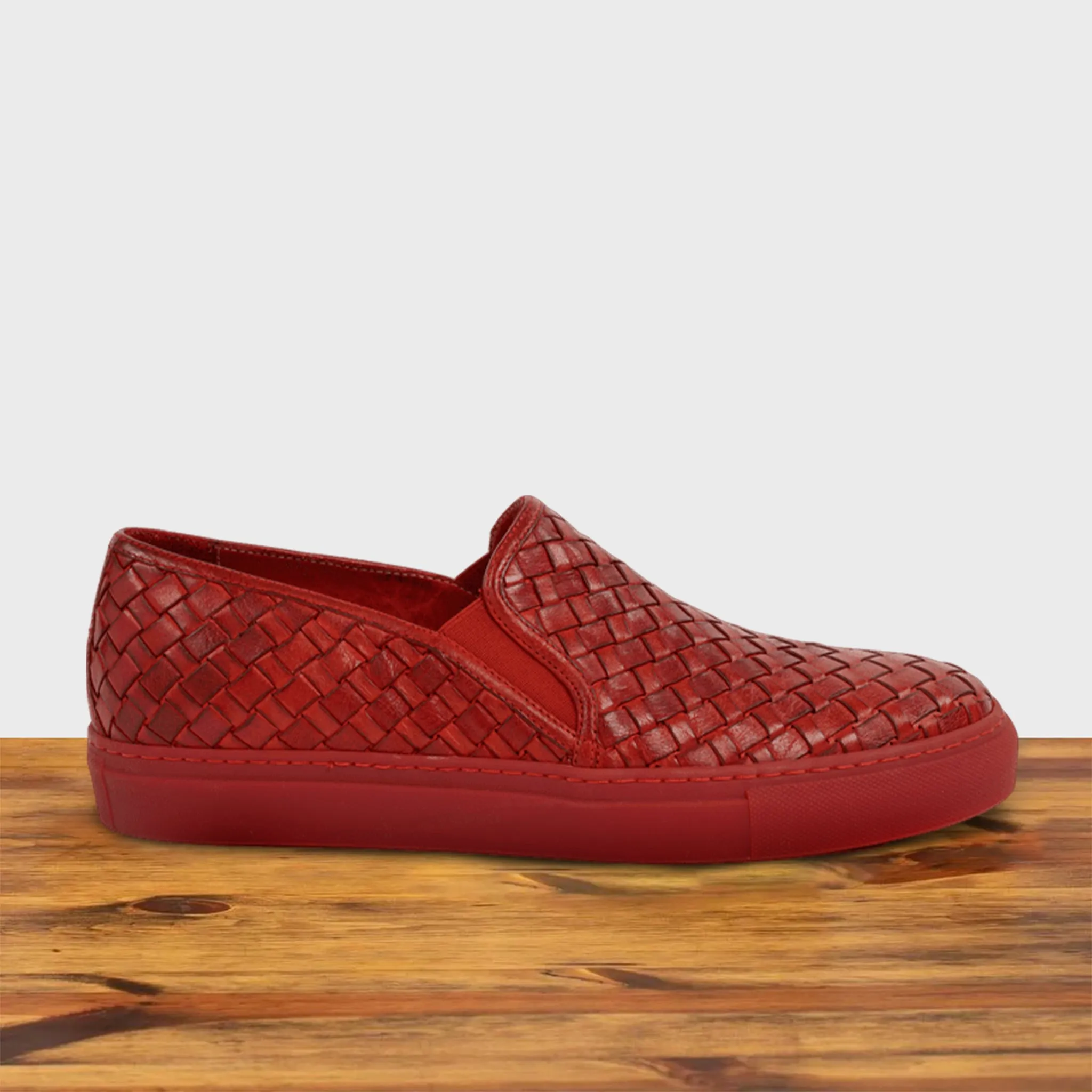 Enea Calzoleria Toscana Slip On Woven Sneaker