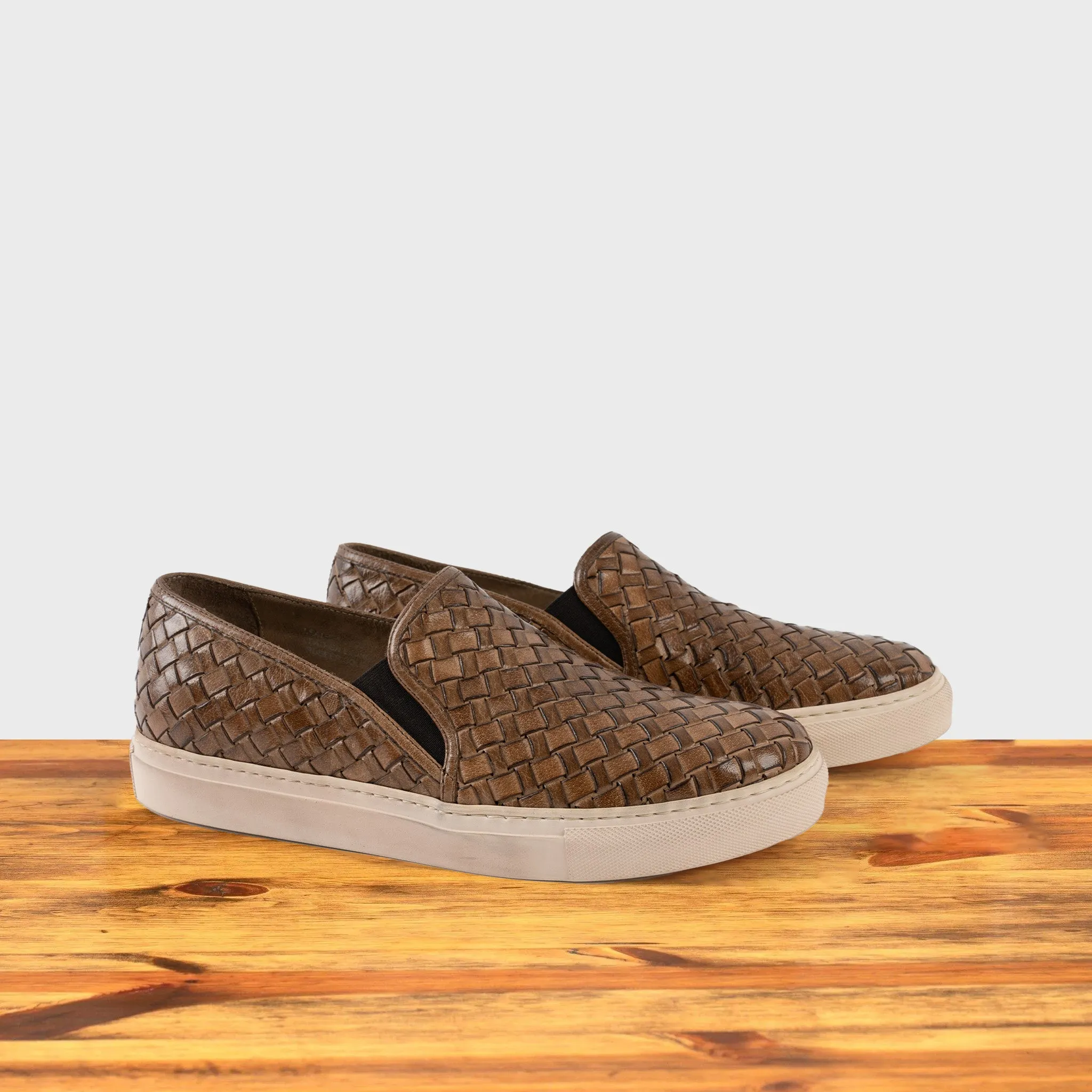 Enea Calzoleria Toscana Slip On Woven Sneaker