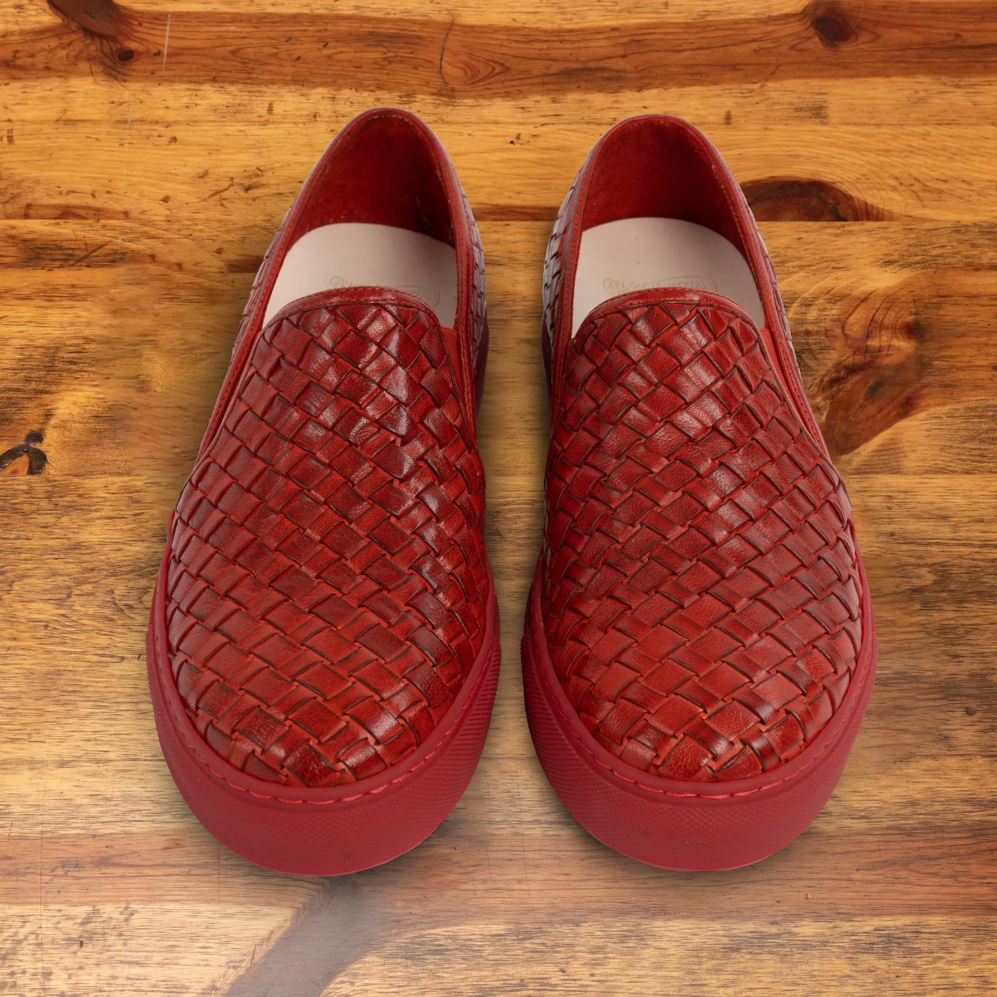 Enea Calzoleria Toscana Slip On Woven Sneaker