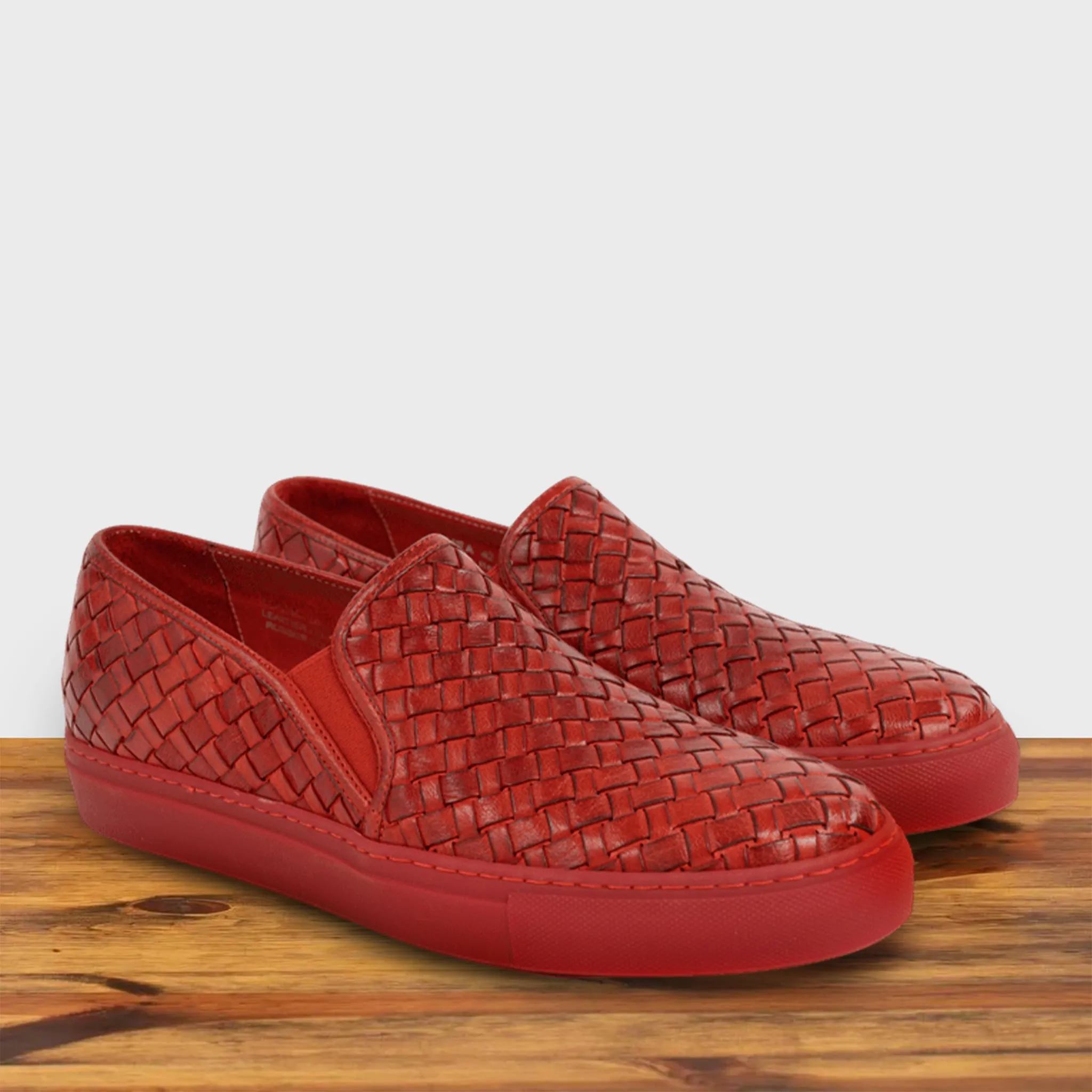 Enea Calzoleria Toscana Slip On Woven Sneaker