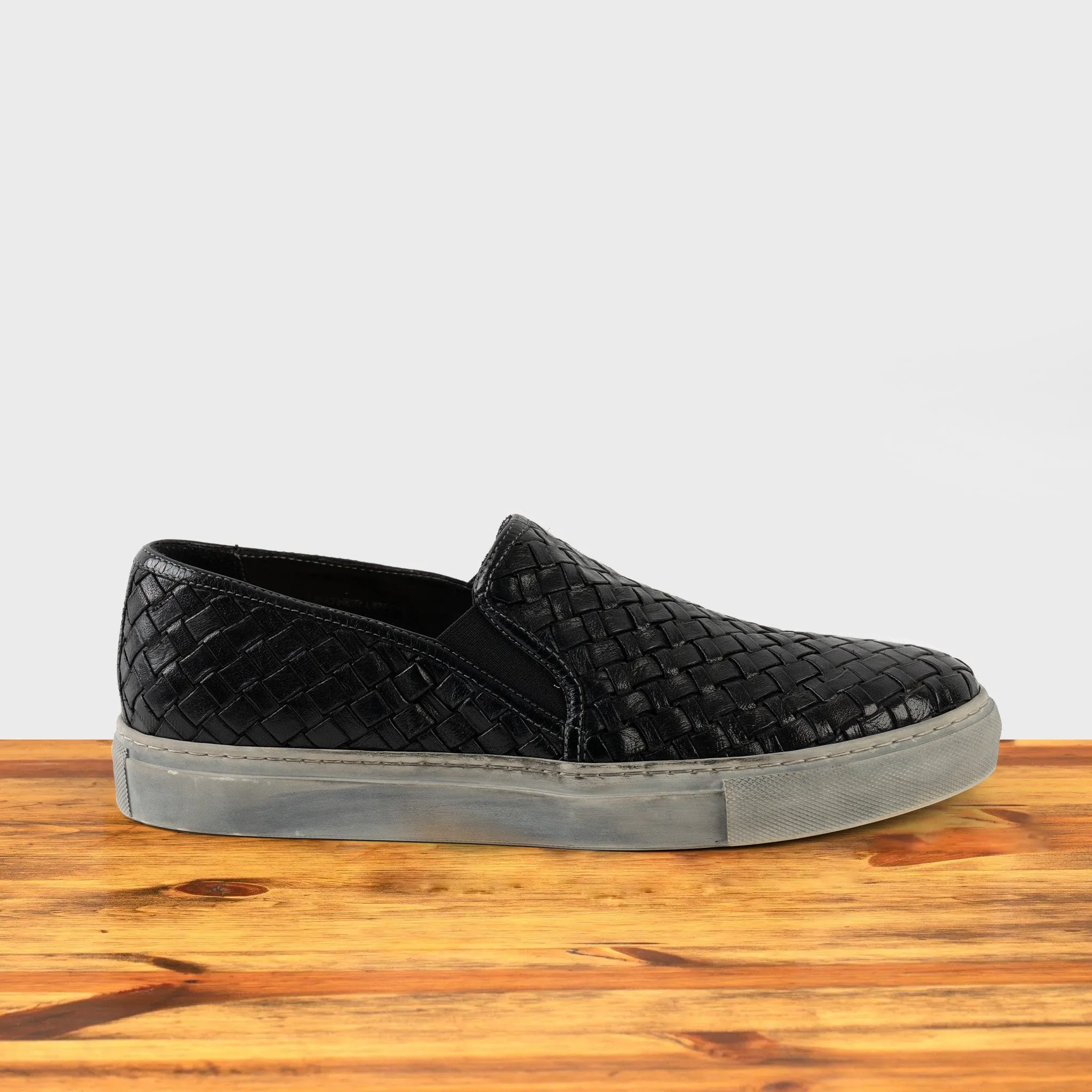 Enea Calzoleria Toscana Slip On Woven Sneaker