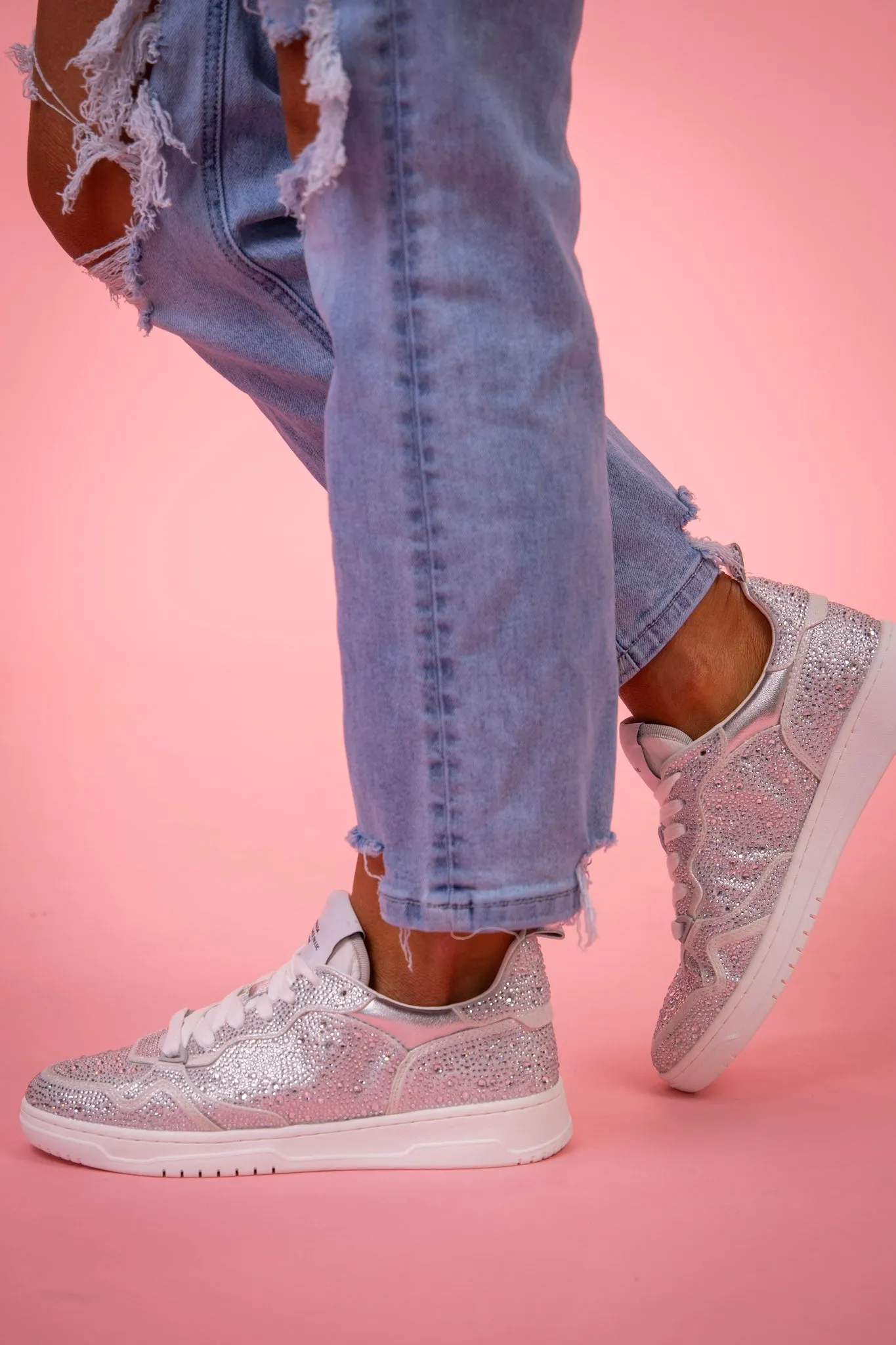 Everlie Sneaker - Rhinestone | Steve Madden - FINAL SALE