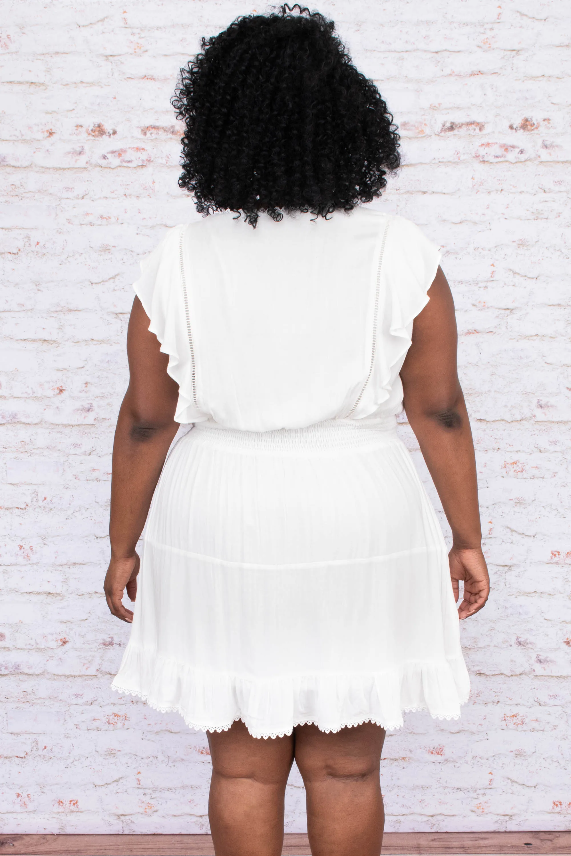 Faith-Inspiring Ivory Dress