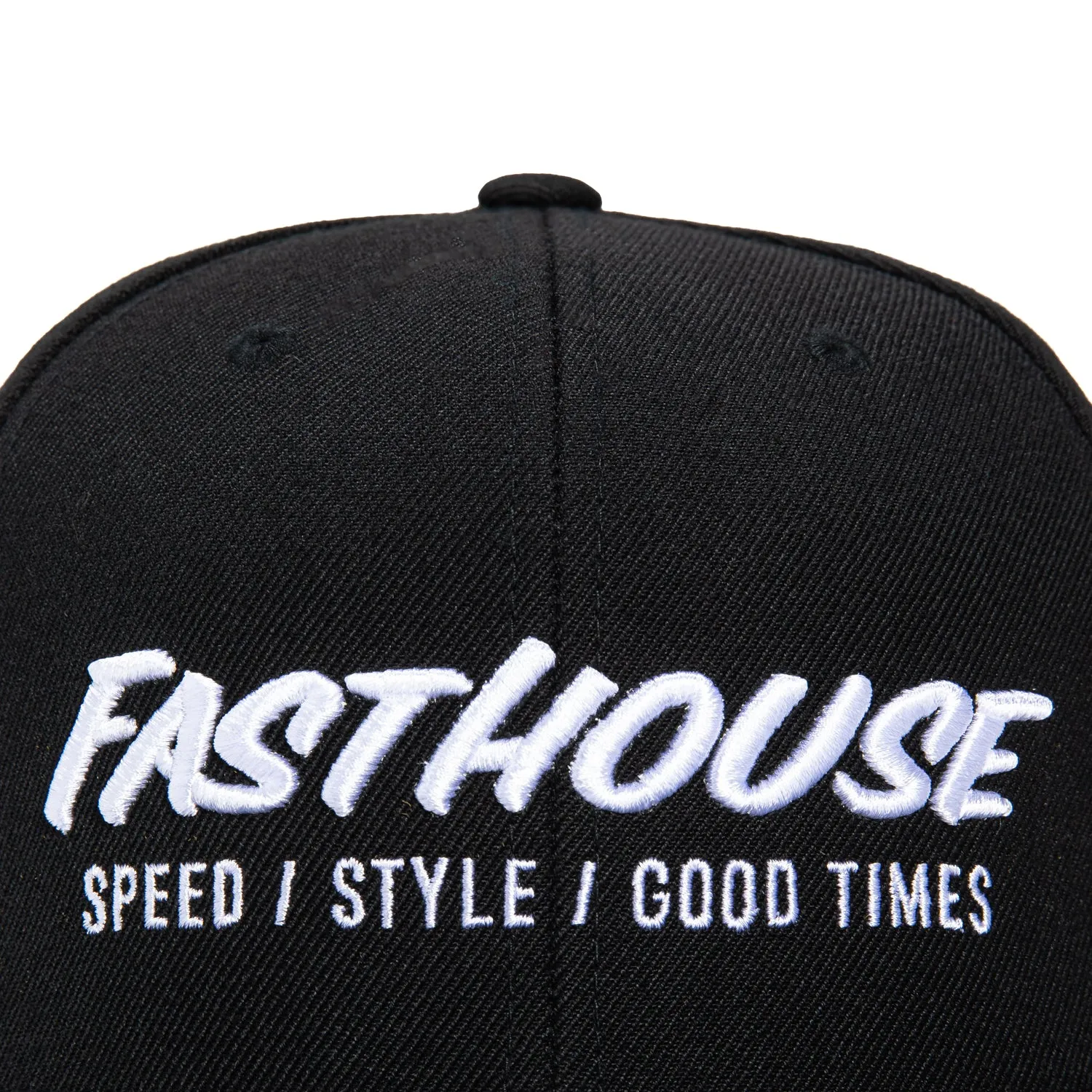 Fasthouse Classic Snapback Hat - Black