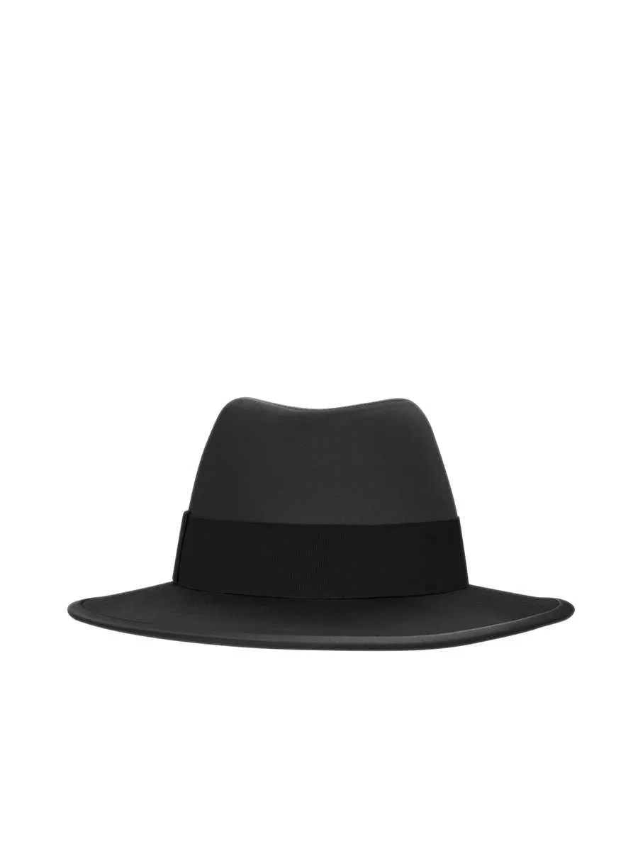 Fedora Hat in Silk Satin