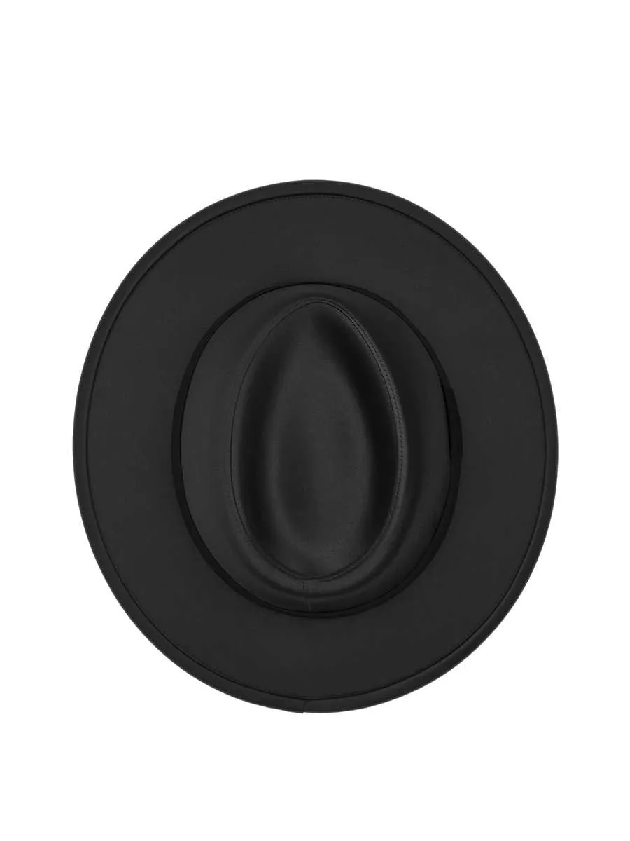 Fedora Hat in Silk Satin