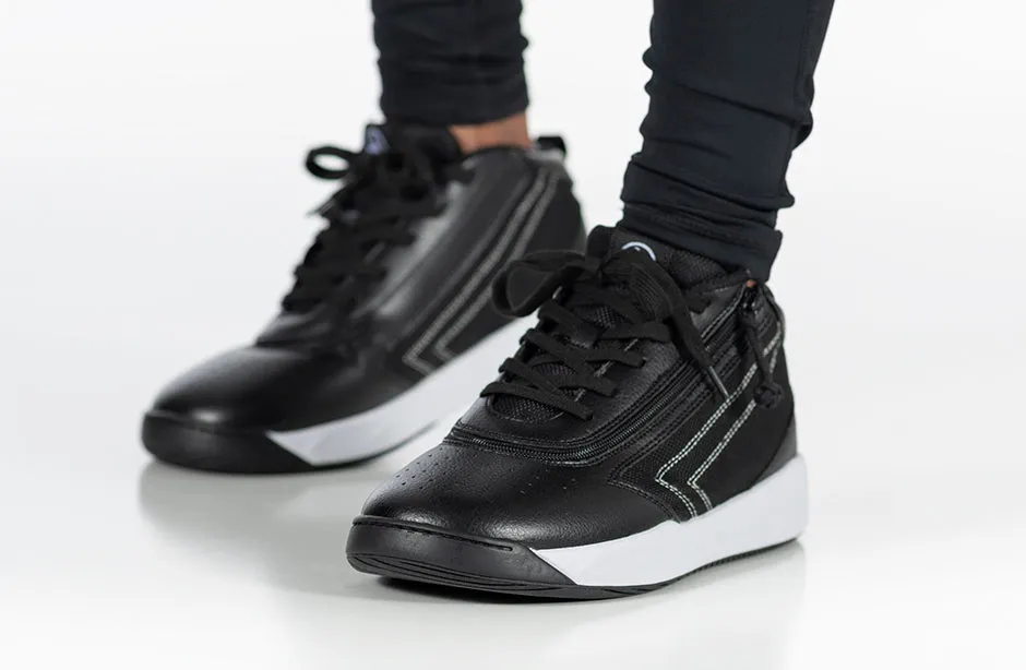 FINAL SALE - Black/White BILLY Sport Hoop Athletic Sneakers