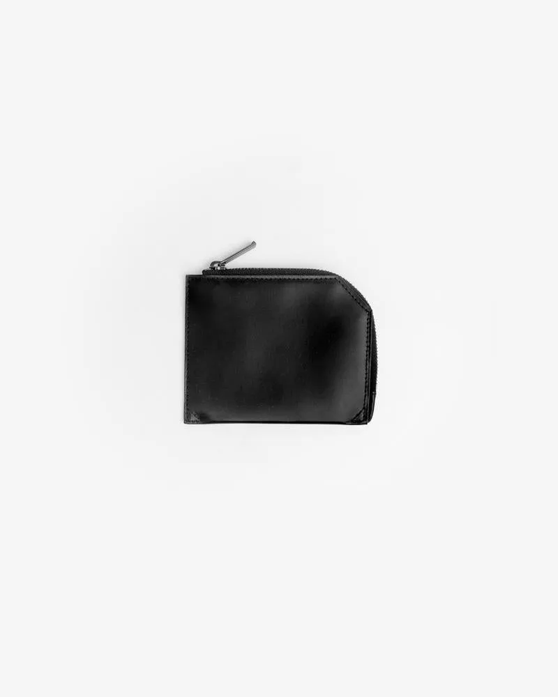 Flat Wallet in Black