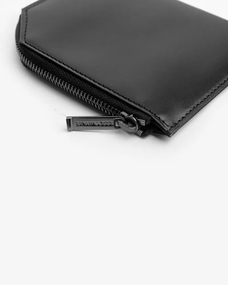 Flat Wallet in Black