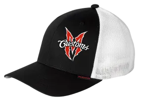 Black and White Martin Bros Trucker Hat